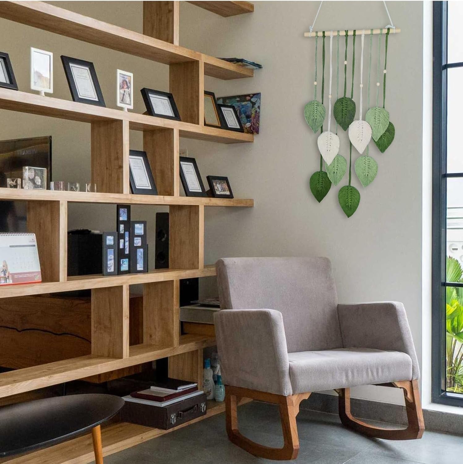 Ručně vyráběný listový gobelínový háček Home - Doplňky a dekorace Naty Shop