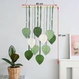 Ručně vyráběný listový gobelínový háček Home - Doplňky a dekorace Naty Shop