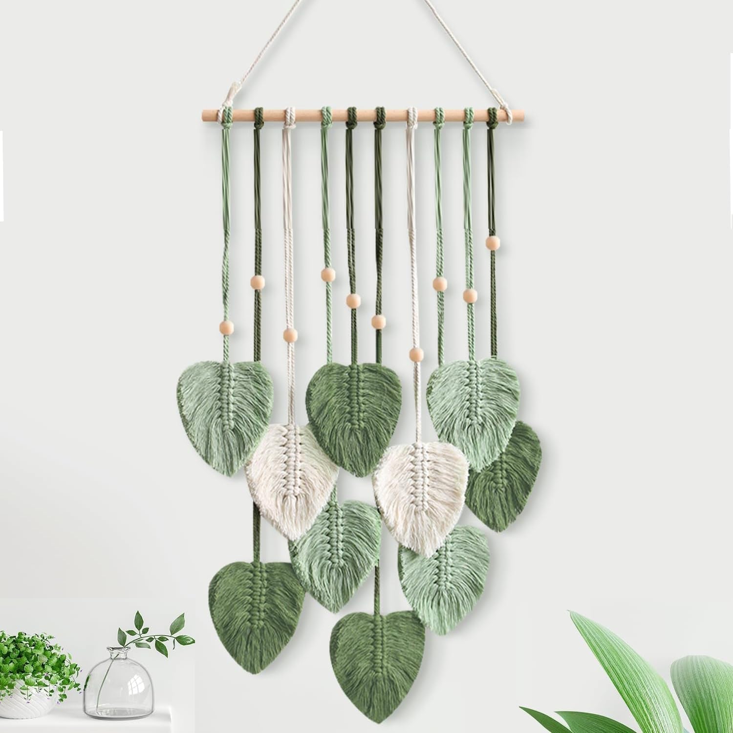 Ručně vyrobený listový gobelín pokojový háček Home - Doplňky a dekorace Naty Shop Výchozí název