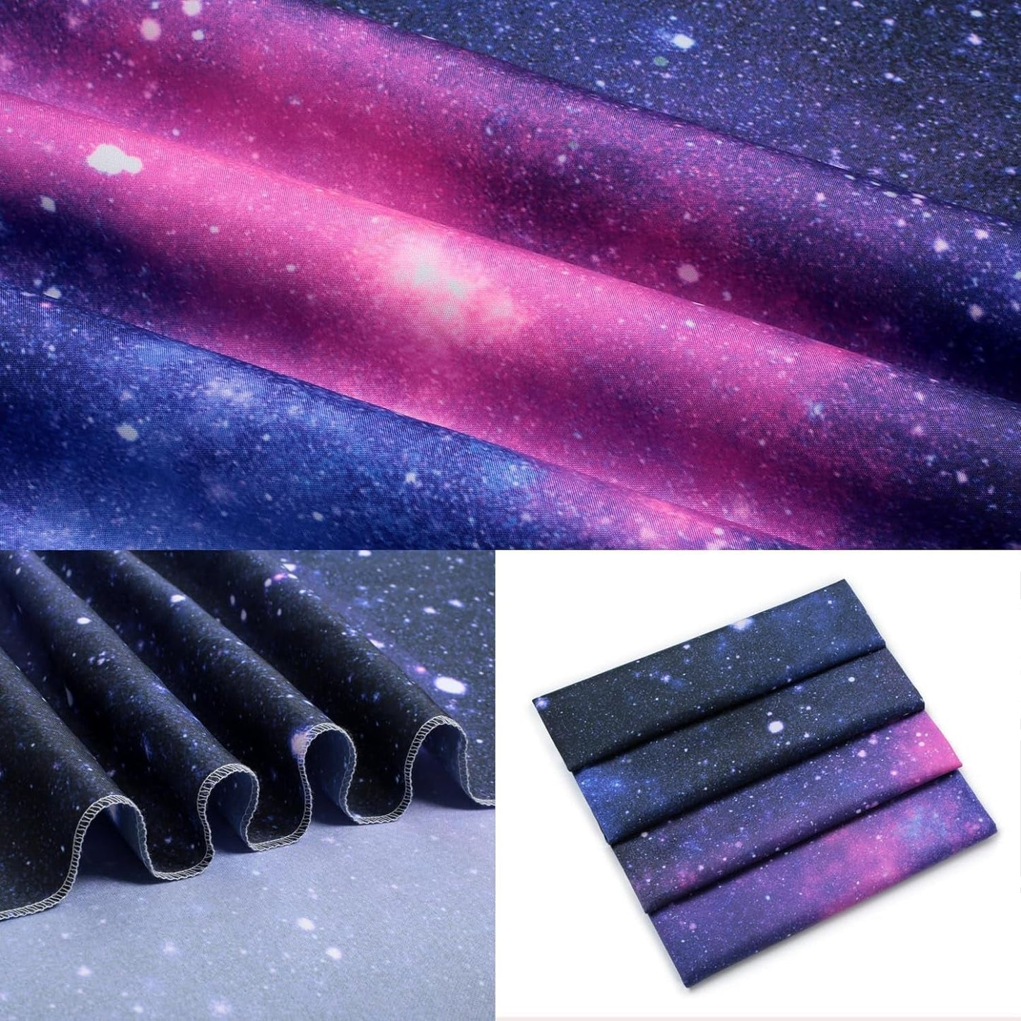 Gobelín galaxie černé světlo hvězdná obloha reaktivní modrá Domů - Příslušenství a dekorace Naty Shop