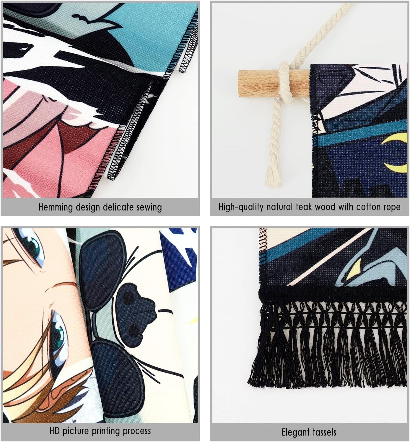 Tapiserie visící plátno na zeď art banner anime Home - Doplňky a dekorace Naty Shop