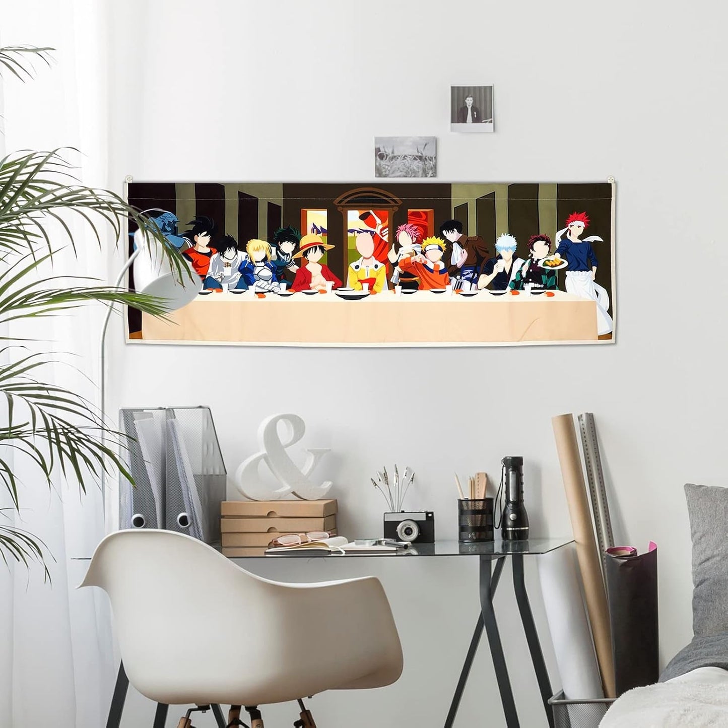 Tapiserie visící plátno na zeď umělecká malba anime postavičky Home - Doplňky a dekorace Naty Shop