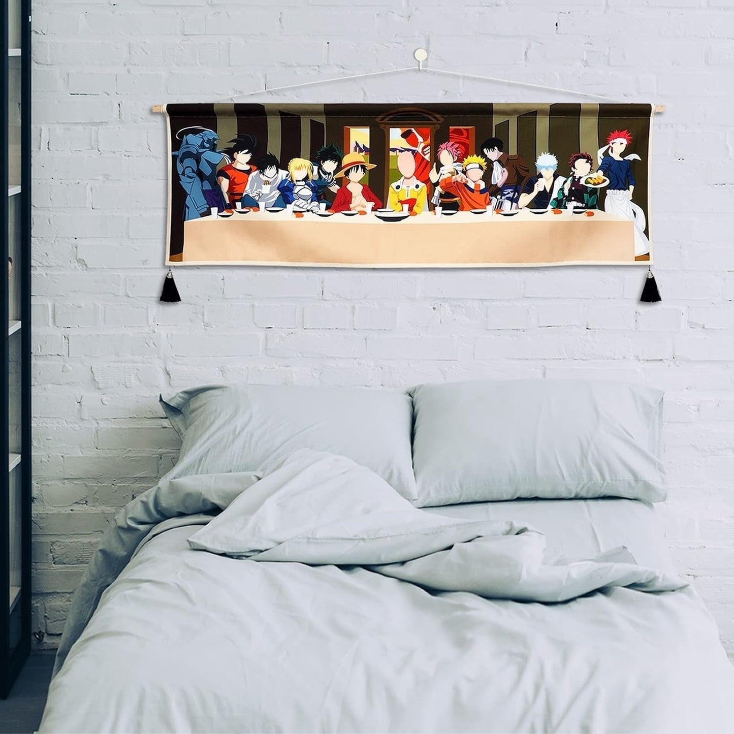 Tapiserie visící plátno na zeď umělecká malba anime postavičky Home - Doplňky a dekorace Naty Shop