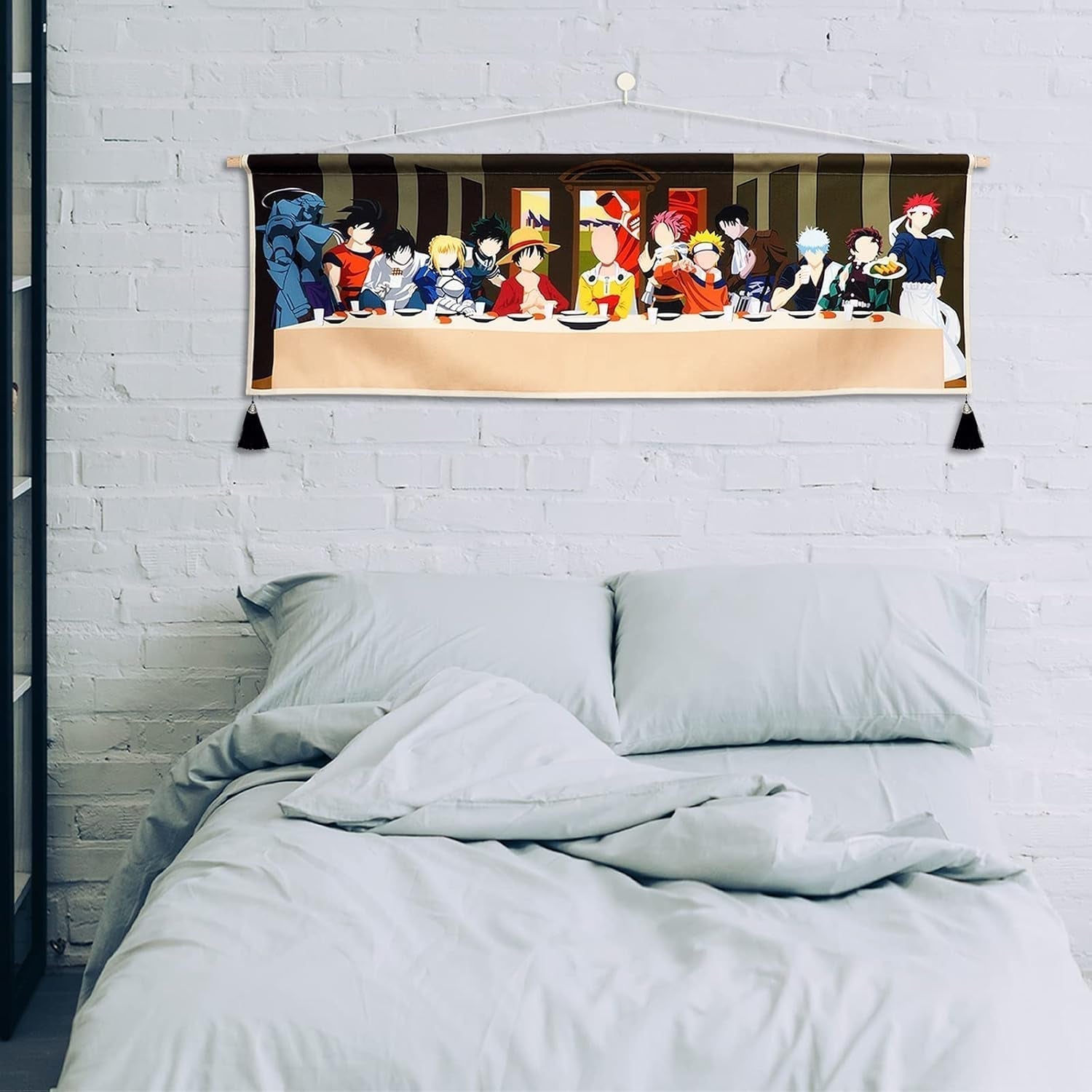 Tapiserie visící plátno na zeď umělecká malba anime postavičky Home - Doplňky a dekorace Naty Shop