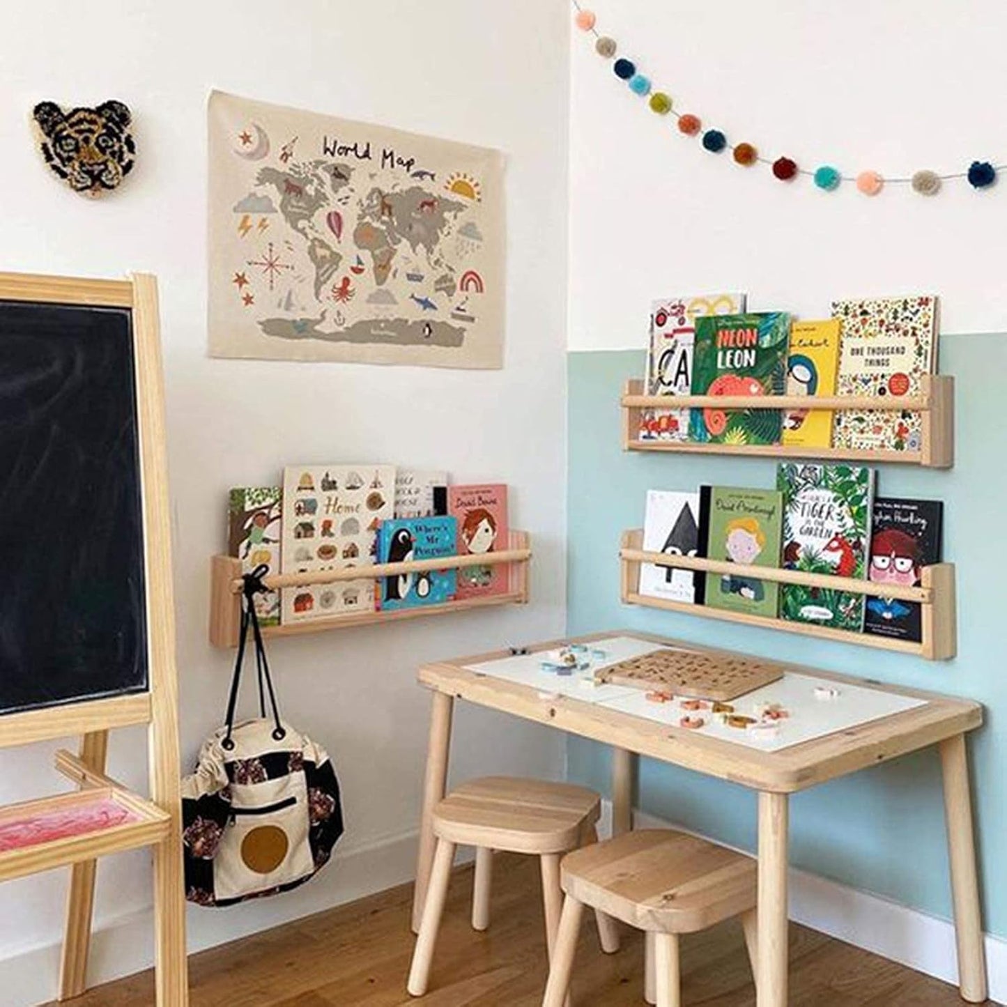 Tapisérie Haokaini mapa světa dětská postýlka foto Domů - Doplňky a dekorace Naty Shop