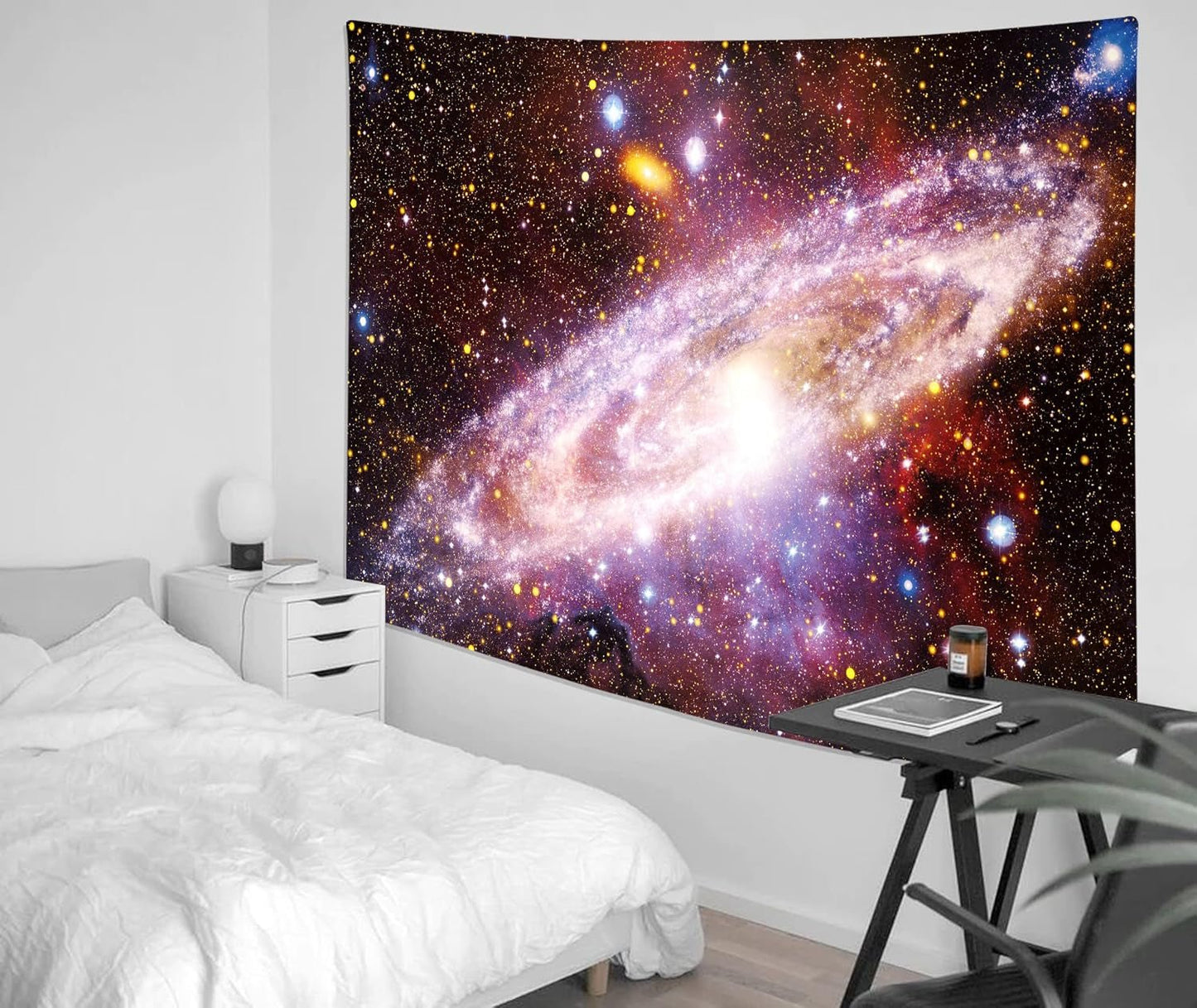 Holavida gobelín fluorescenční galaxie hvězdná obloha abstraktní estetický Home - Doplňky a dekorace Naty Shop