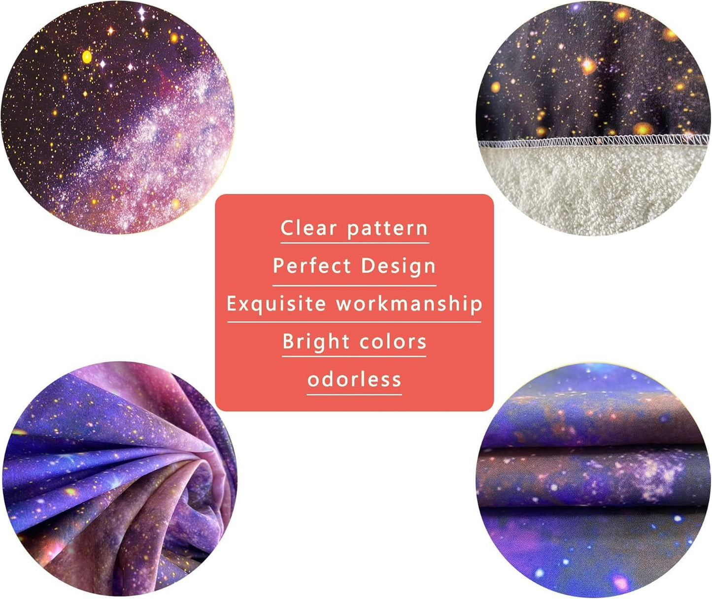 Holavida gobelín fluorescenční galaxie hvězdná obloha abstraktní estetický Home - Doplňky a dekorace Naty Shop