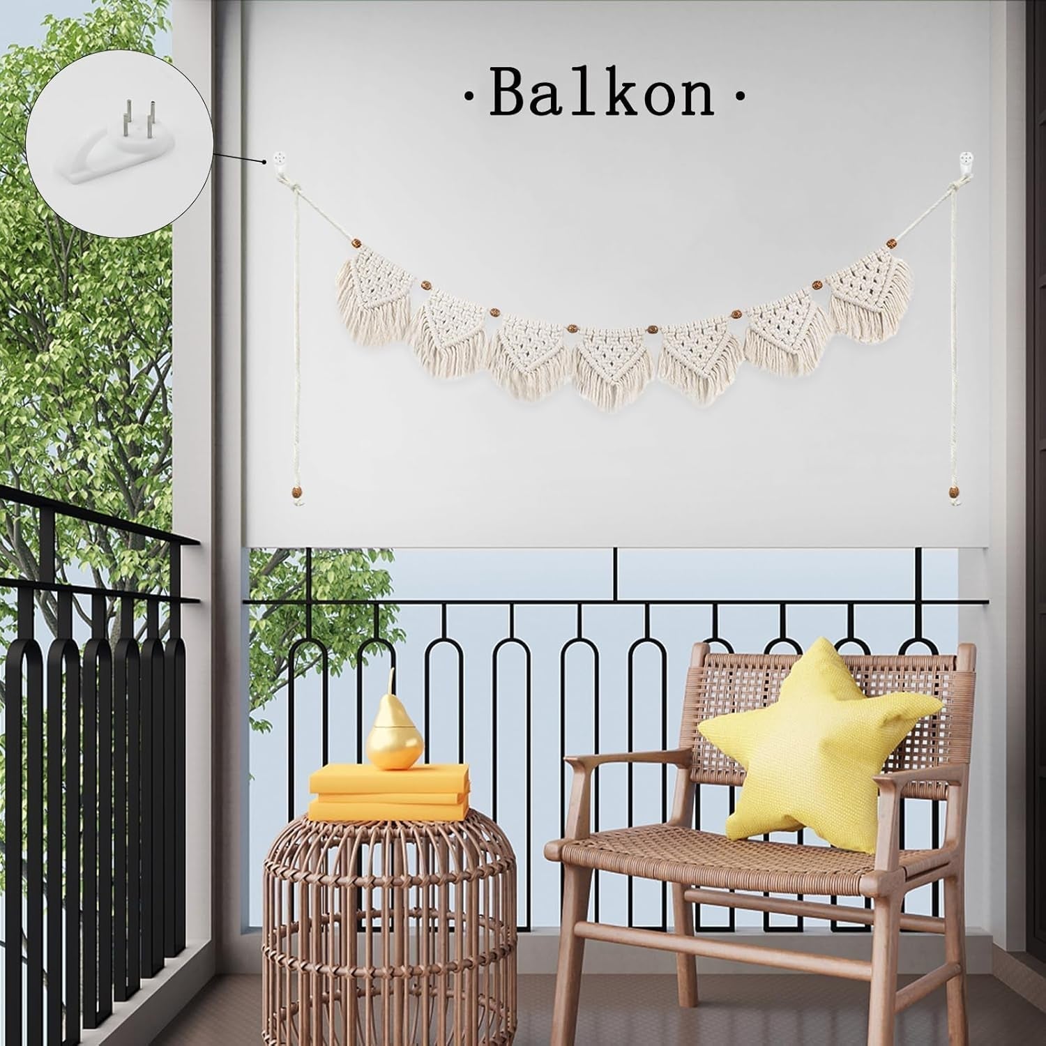 Tapiserie ihonyi deco chic třásňová girlanda s ledem Domů - Doplňky a dekorace Naty Shop