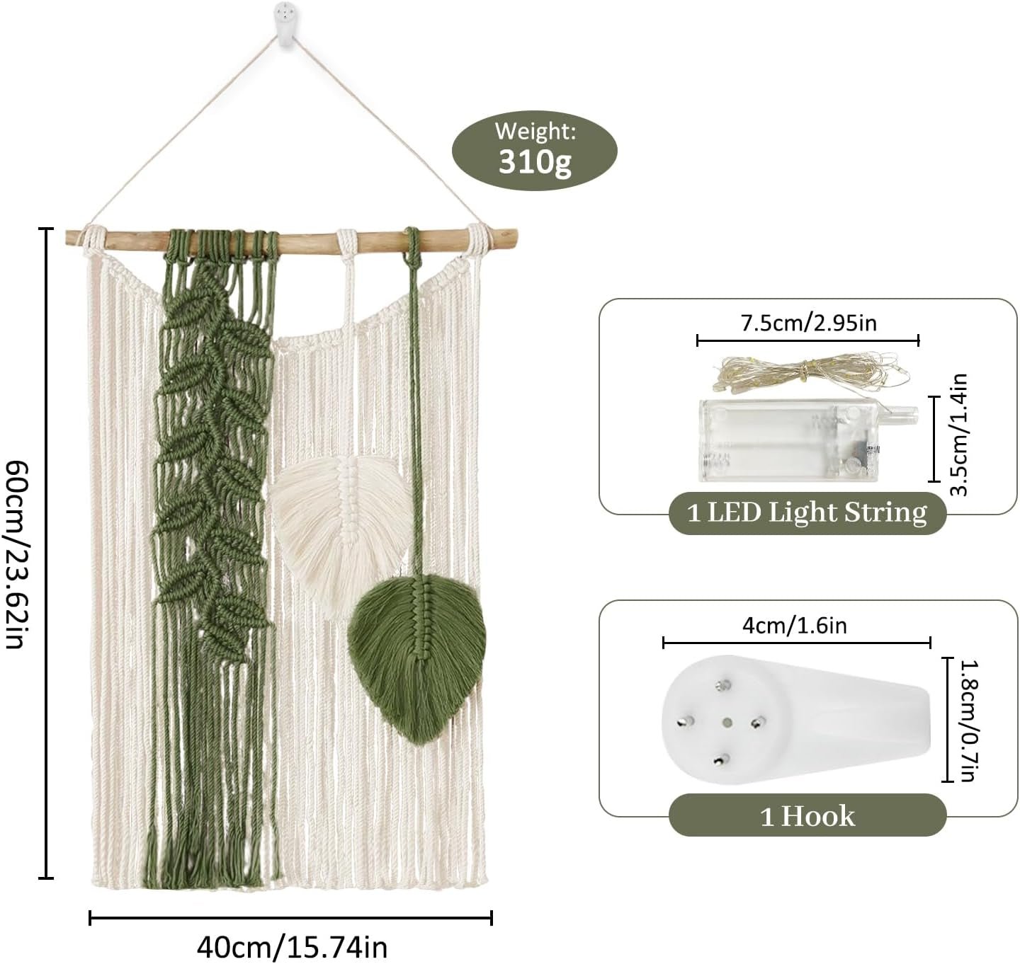 ihonyi gobelín ručně tkaný sic gobelín s třásněmi Home - Doplňky a dekorace Naty Shop