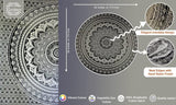 Tapiserie indická plážová osuška kulatá mandala hippielarge indická Home - Doplňky a dekorace Naty Shop