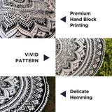 Tapiserie indická plážová osuška kulatá mandala hippielarge indická Home - Doplňky a dekorace Naty Shop