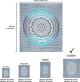 Indická modrá mandala gobelín estetická dekorace pokoje Home - Doplňky a dekorace Naty Shop