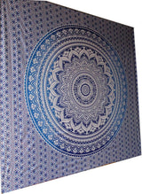Indická modrá mandala gobelín estetická dekorace pokoje Home - Doplňky a dekorace Naty Shop