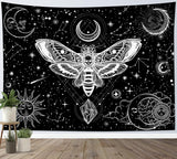 Japonská gobelín panza červená třešňové květy sluneční stěna Home - Doplňky a dekorace Naty Shop Multi 12 200L X 150B Cm