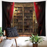 Japonské gobelínové plátno červené třešňové květy sluneční stěna Home - Doplňky a dekorace Naty Shop Multi 08 150L X 130B Cm