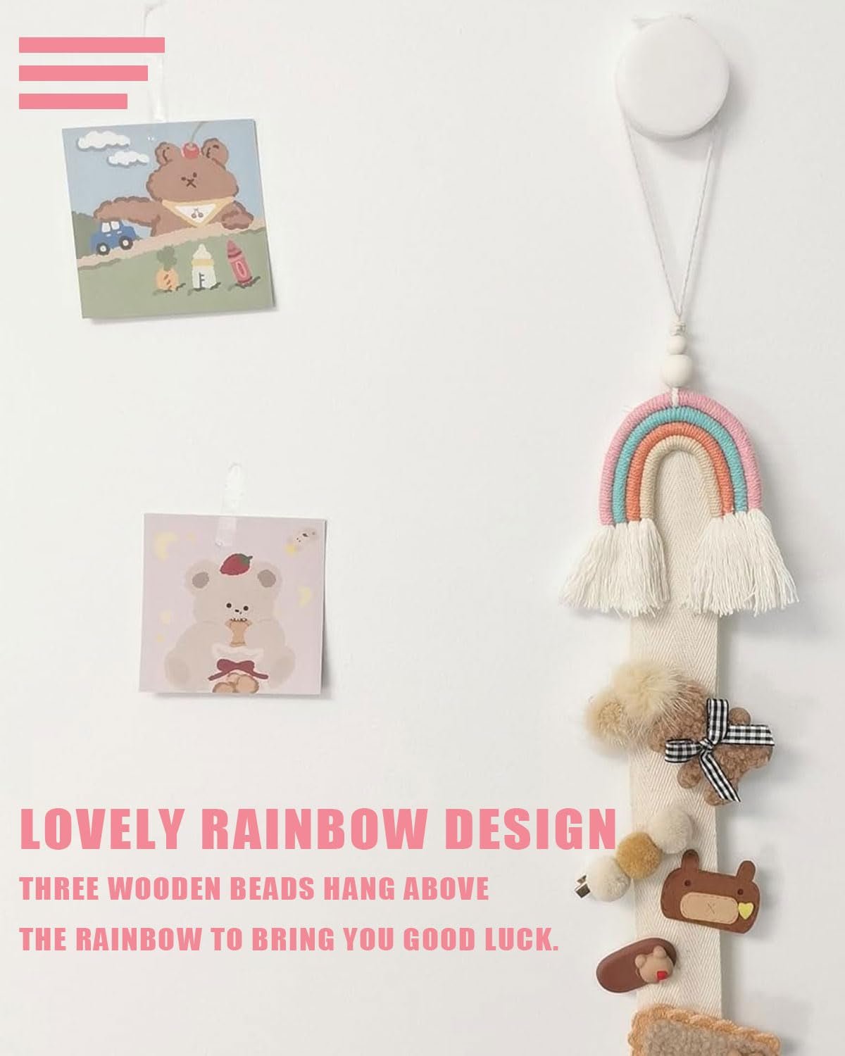 Gobelín kgduyc ručně tkaný kus rainbow14 dětský pokoj duha Home - Doplňky a dekorace Naty Shop