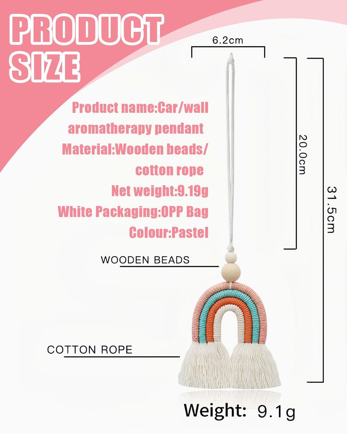Gobelín kgduyc ručně tkaný kus rainbow14 dětský pokoj duha Home - Doplňky a dekorace Naty Shop