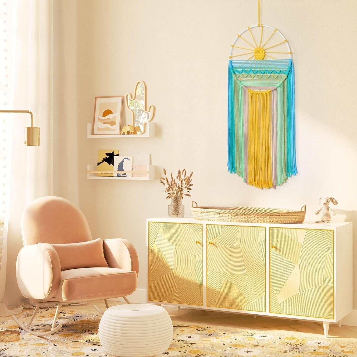 Gobelín lomohoo lapač snů gobelín sluneční vzor duhový pokoj Home - Doplňky a dekorace Naty Shop