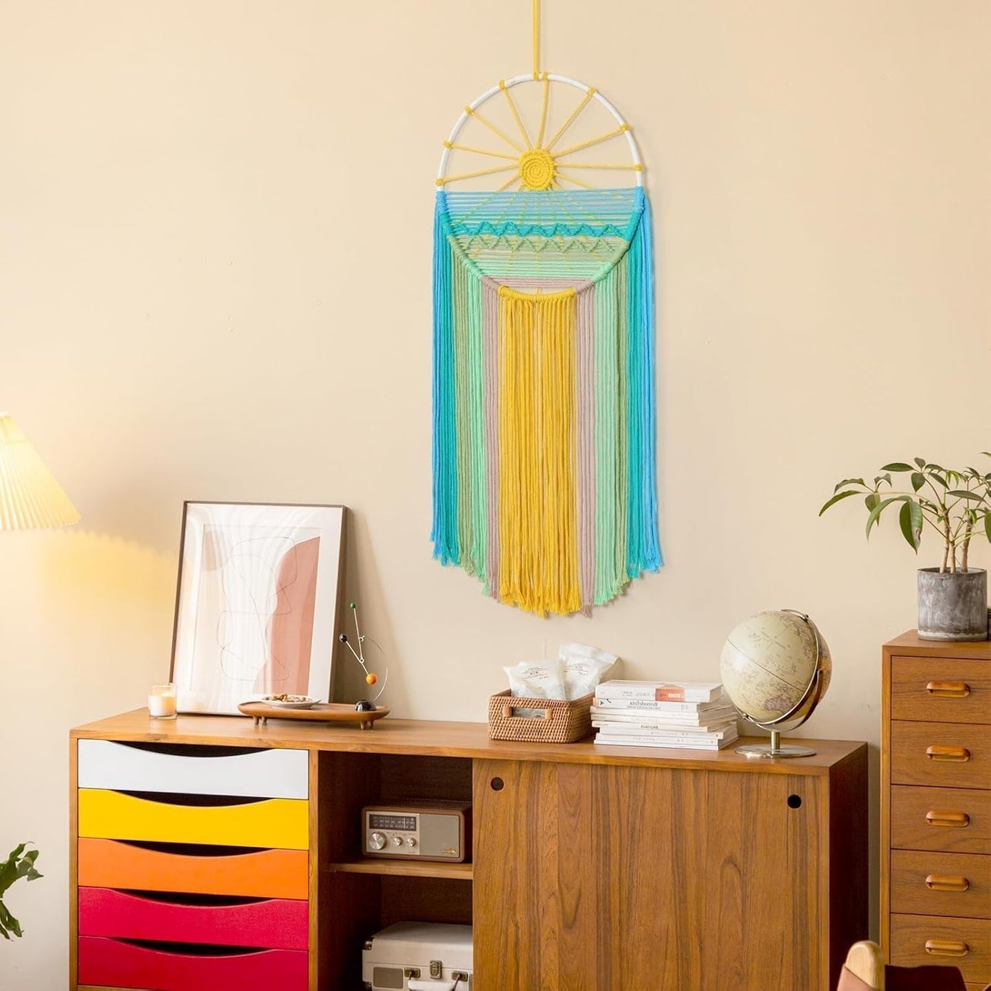 Gobelín lomohoo lapač snů gobelín sluneční vzor duhový pokoj Home - Doplňky a dekorace Naty Shop