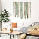 Gobelín lomohoo velký deco zelený estetický tkaný Home - Doplňky a dekorace Naty Shop