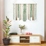 Gobelín lomohoo velký deco zelený estetický tkaný Home - Doplňky a dekorace Naty Shop