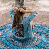 Tapiserie momomus mandala barevné bavlněné orientální vzory Home - Doplňky a dekorace Naty Shop