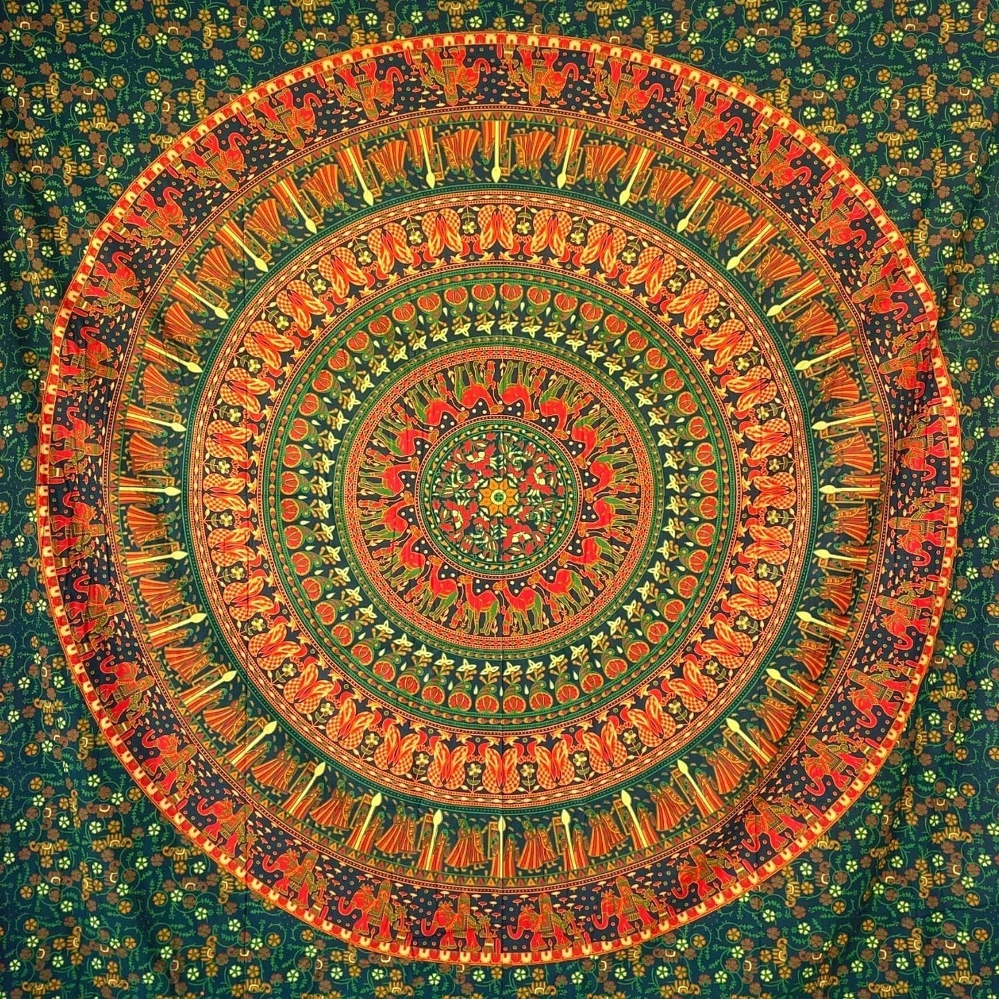 Tapiserie momomus mandala barevné bavlněné orientální vzory Home - Doplňky a dekorace Naty Shop Greetings 210L X 230B Cm