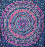 Tapiserie momomus mandala barevné bavlněné orientální vzory Home - Doplňky a dekorace Naty Shop Violet A 210L X 230B Cm