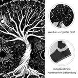 Gobelín černá bílá strom život gobelín fáze měsíc Domů - Doplňky a dekorace Naty Shop