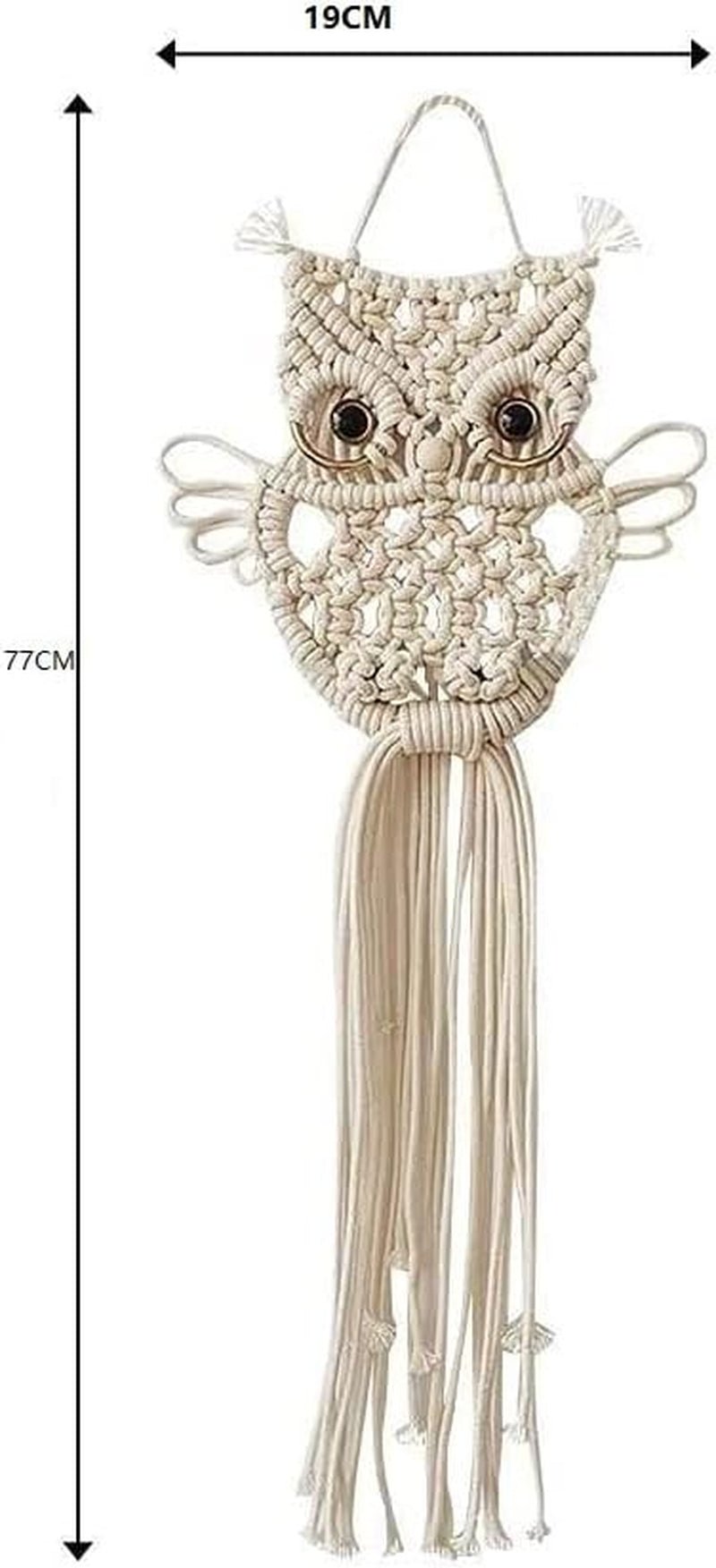 Gobelín sova 14stěnná ručně vyráběná bavlněná dekorace Home - Doplňky a dekorace Naty Shop