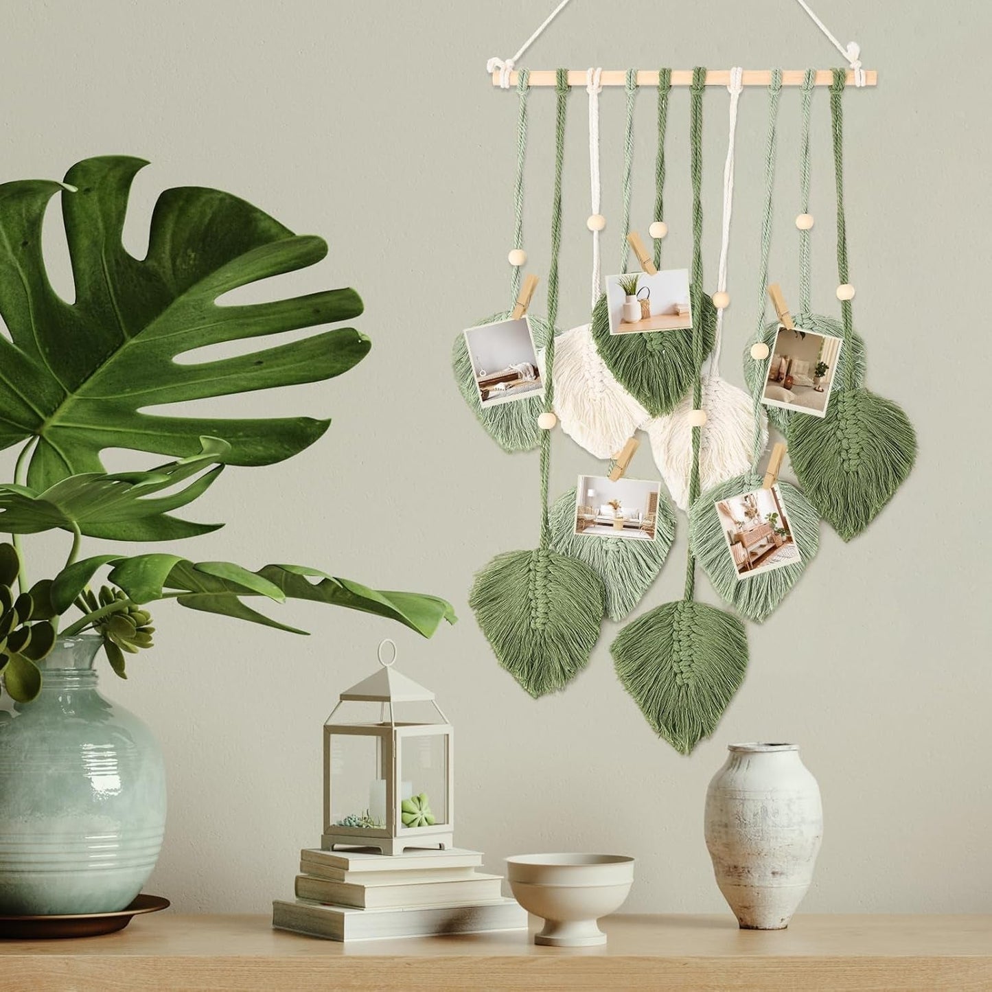 Okenní dekorace ve stylu gobelínů 40cm zelená Home - Doplňky a dekorace Naty Shop
