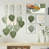 Okenní dekorace ve stylu gobelínů 40cm zelená Home - Doplňky a dekorace Naty Shop