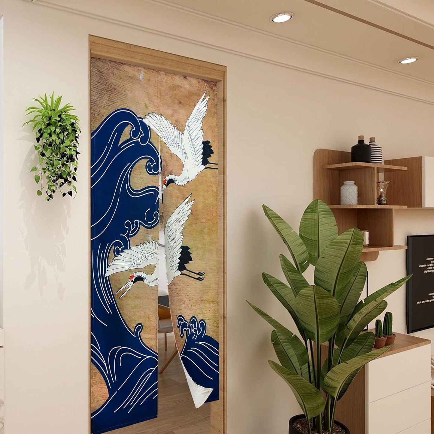 Tapiserie v japonském stylu tlusté prádlo noren dlouhý závěs Home - Doplňky a dekorace Naty Shop