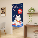 Tapiserie v japonském stylu tlusté prádlo noren dlouhé závěsy Home - Doplňky a dekorace Naty Shop