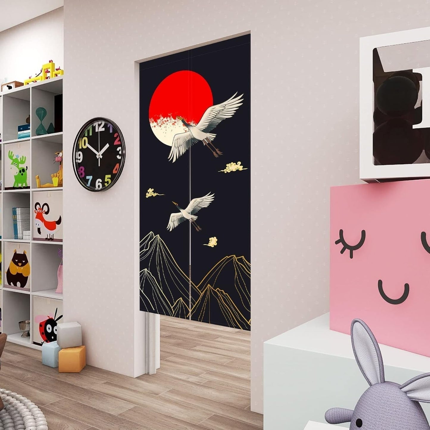 Tapiserie v japonském stylu tlusté prádlo noren dlouhé závěsy Home - Doplňky a dekorace Naty Shop