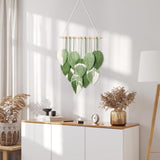 Gobelínové zelené listy ručně tkané Home - Doplňky a dekorace Naty Shop