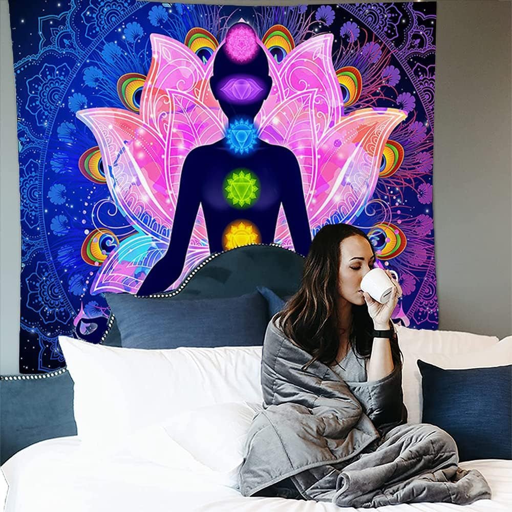 Barevná mystická mandala gobelín Home - Doplňky a dekorace Naty Shop