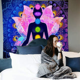 Barevná mystická mandala gobelín Home - Doplňky a dekorace Naty Shop