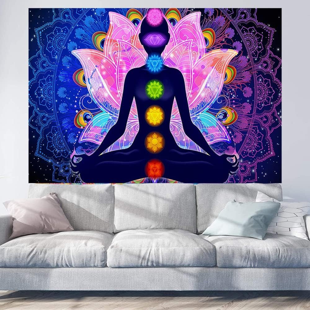 Barevná mystická mandala gobelín Home - Doplňky a dekorace Naty Shop Výchozí název
