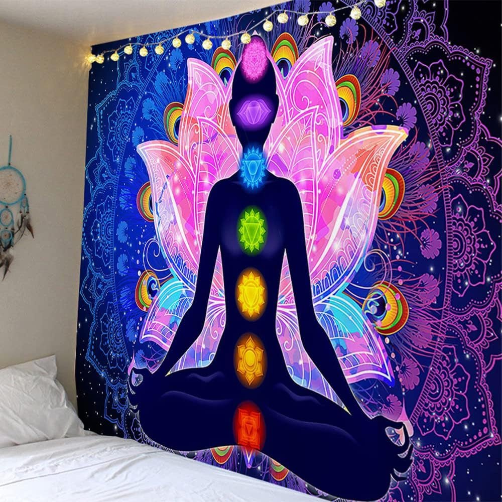Barevná mystická mandala gobelín Home - Doplňky a dekorace Naty Shop