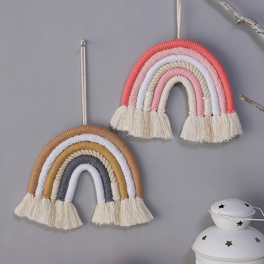 Bohémská duha tkaná tapisérie doma barevné umění Home - Doplňky a dekorace Naty Shop