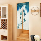 Tradiční gobelín čínský styl malba tlustým inkoustem noren Home - Doplňky a dekorace Naty Shop