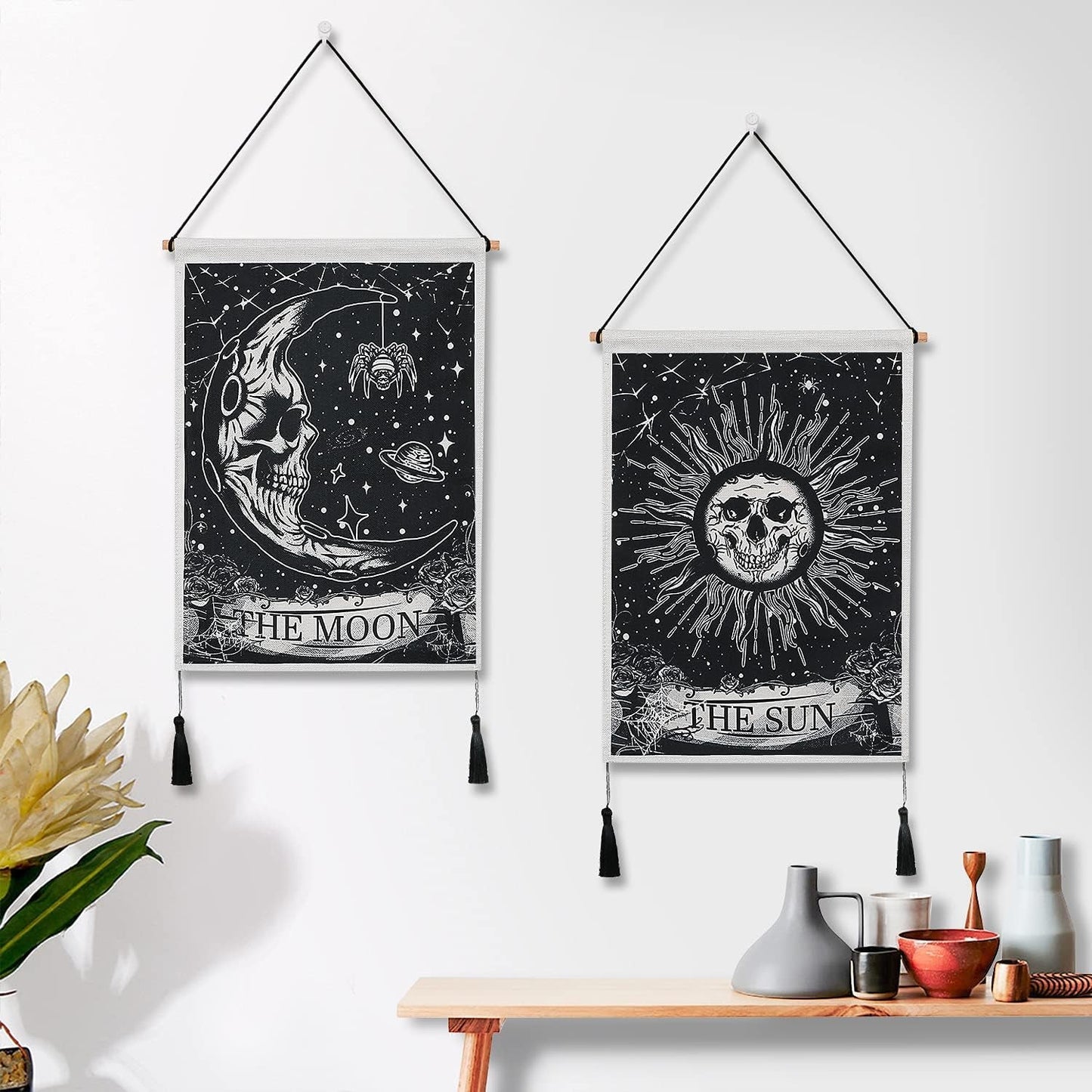 gobelín weldomcor tarot lebka set sun Home - Doplňky a dekorace Naty Shop
