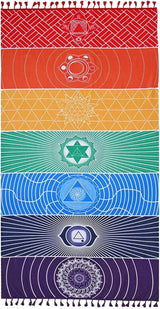 Gobelín jóga meditace sedm čaker hippie Casa - Příslušenství a dekorace Naty Shop Výchozí název