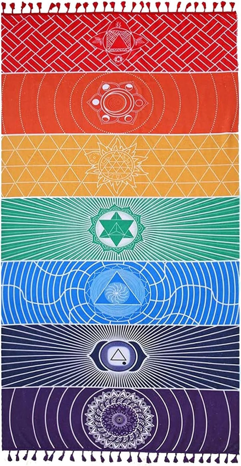Gobelín jóga meditace sedm čaker hippie Casa - Příslušenství a dekorace Naty Shop Výchozí název