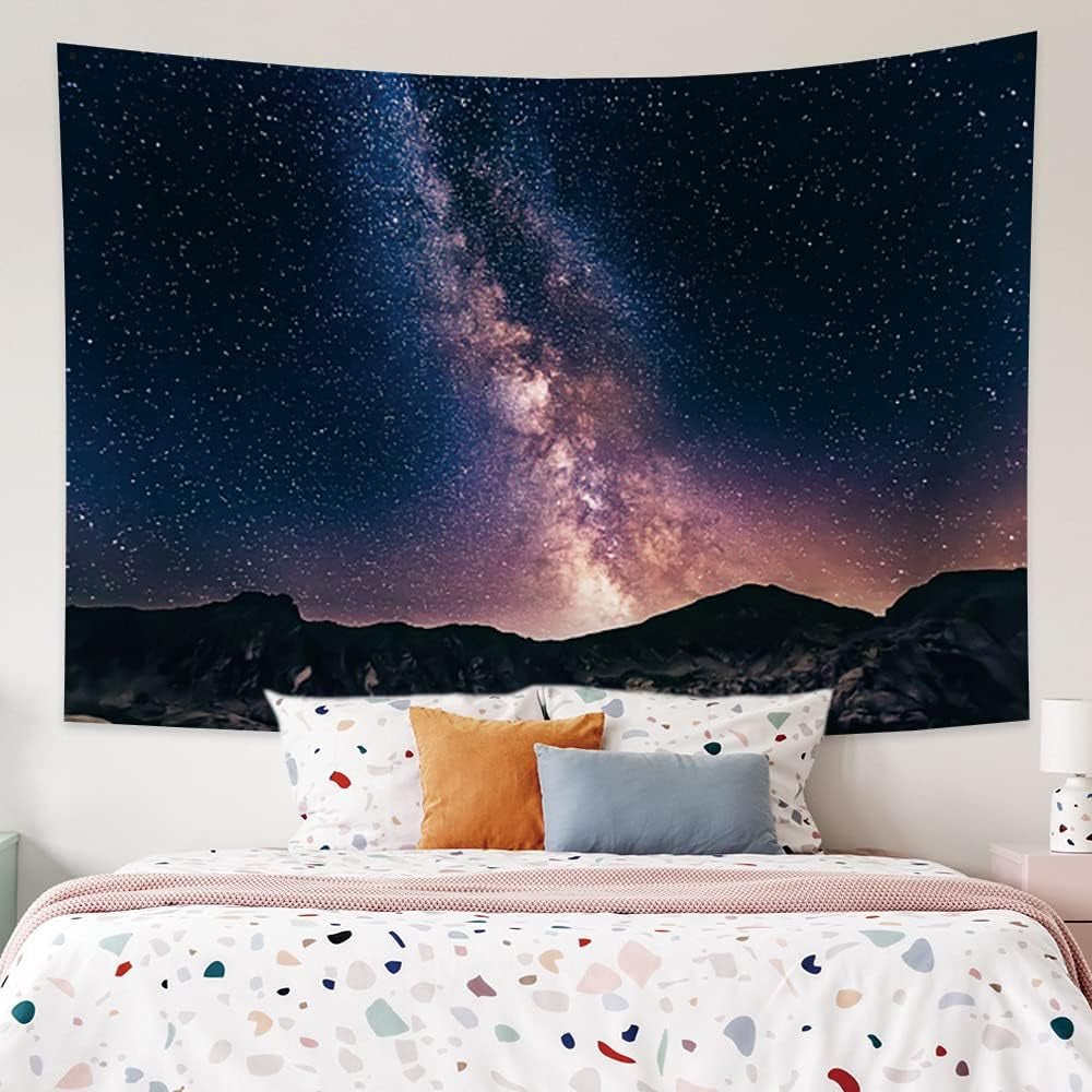 Gobelín yongfoto hvězdná obloha mlhovina tajemné hvězdy Domů - Příslušenství a dekorace Naty Shop