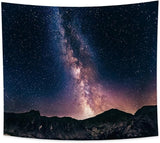 yongfoto gobelín hvězdná obloha mlhovina tajemné hvězdy Home - Doplňky a dekorace Naty Shop 160L X 180B Cm