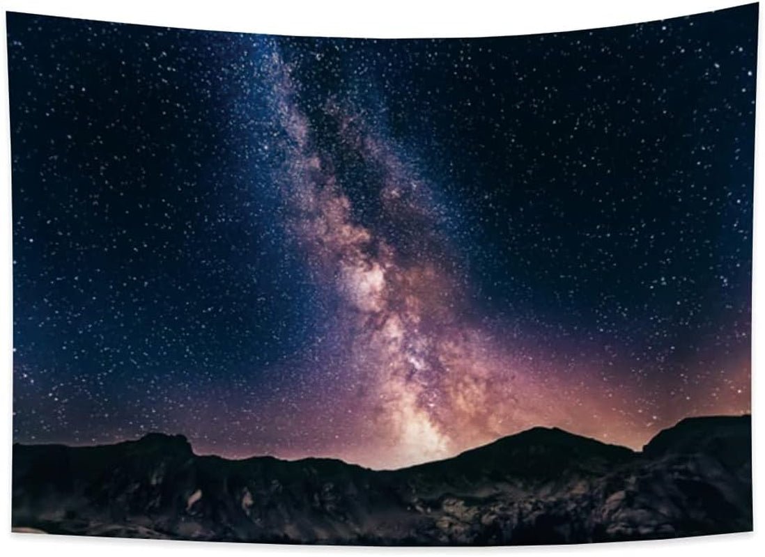 Gobelín yongfoto hvězdná obloha mlhovina tajemné hvězdy Home - Doplňky a dekorace Naty Shop 70L X 100B Cm