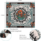Gobelín yrendenge houby opálení plátno hippie oči Domů - Doplňky a dekorace Naty Shop