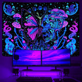 Yrendenge gobelín fluorescenční gobelín motýlí fáze Home - Doplňky a dekorace Naty Shop